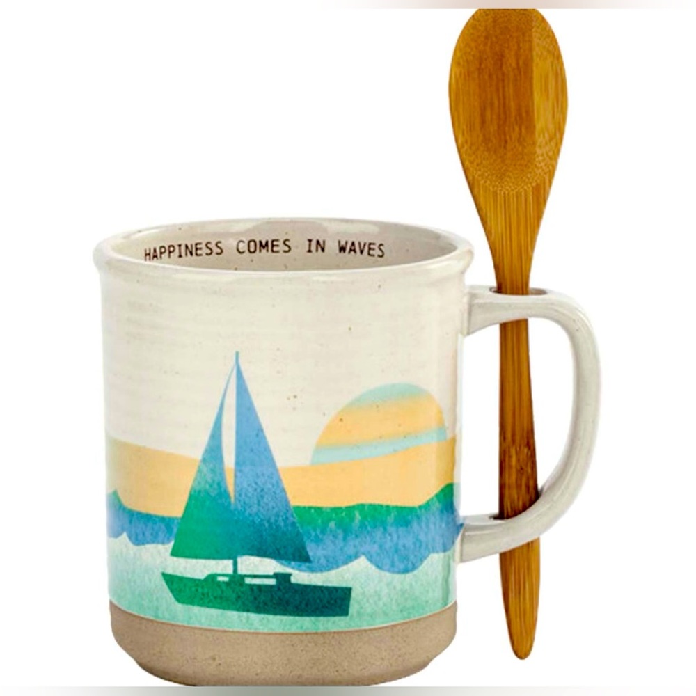 Sailing Life Mug with Spoon